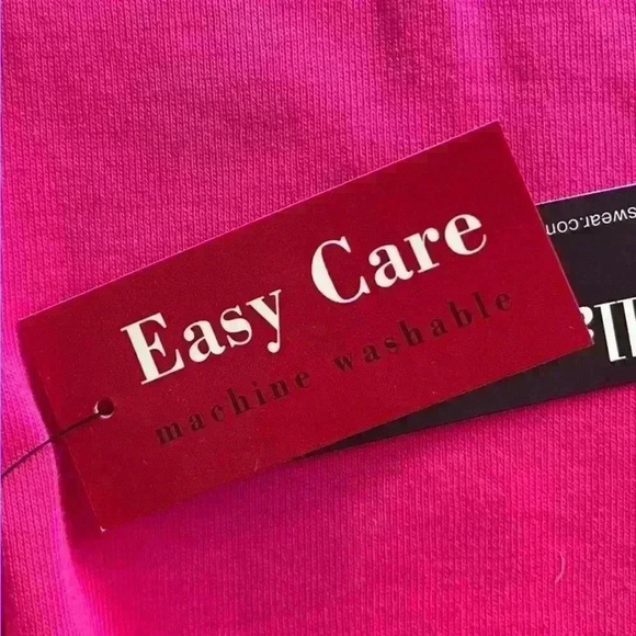 Rafaella Sportswear Subtle Bow Embellished Knit Top in Hot Pink. Size Small. NWT - Picture 11 of 16